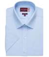 BK152 7541 Brook Taverner Rosello Short Sleeve Poplin Shirt Blue colour image